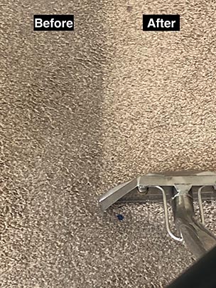 Carpet Cleaning Before and After Images
